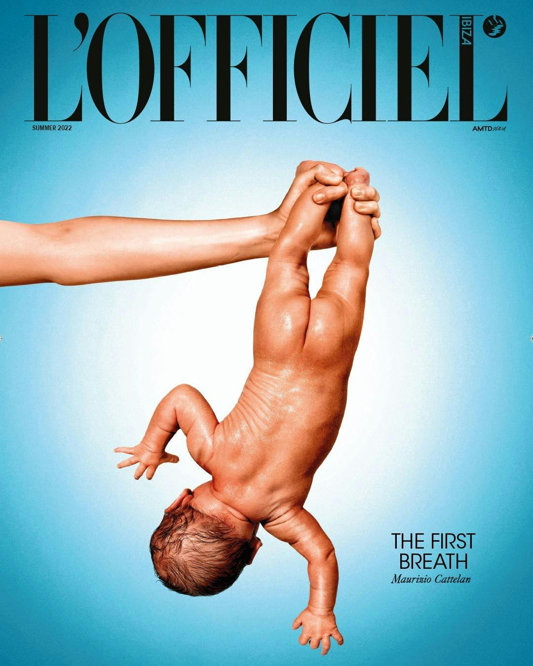 L'Officiel Ibiza n.1 Cover by Maurizio Cattelan