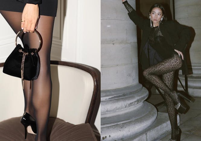 "one pantyhose" trend