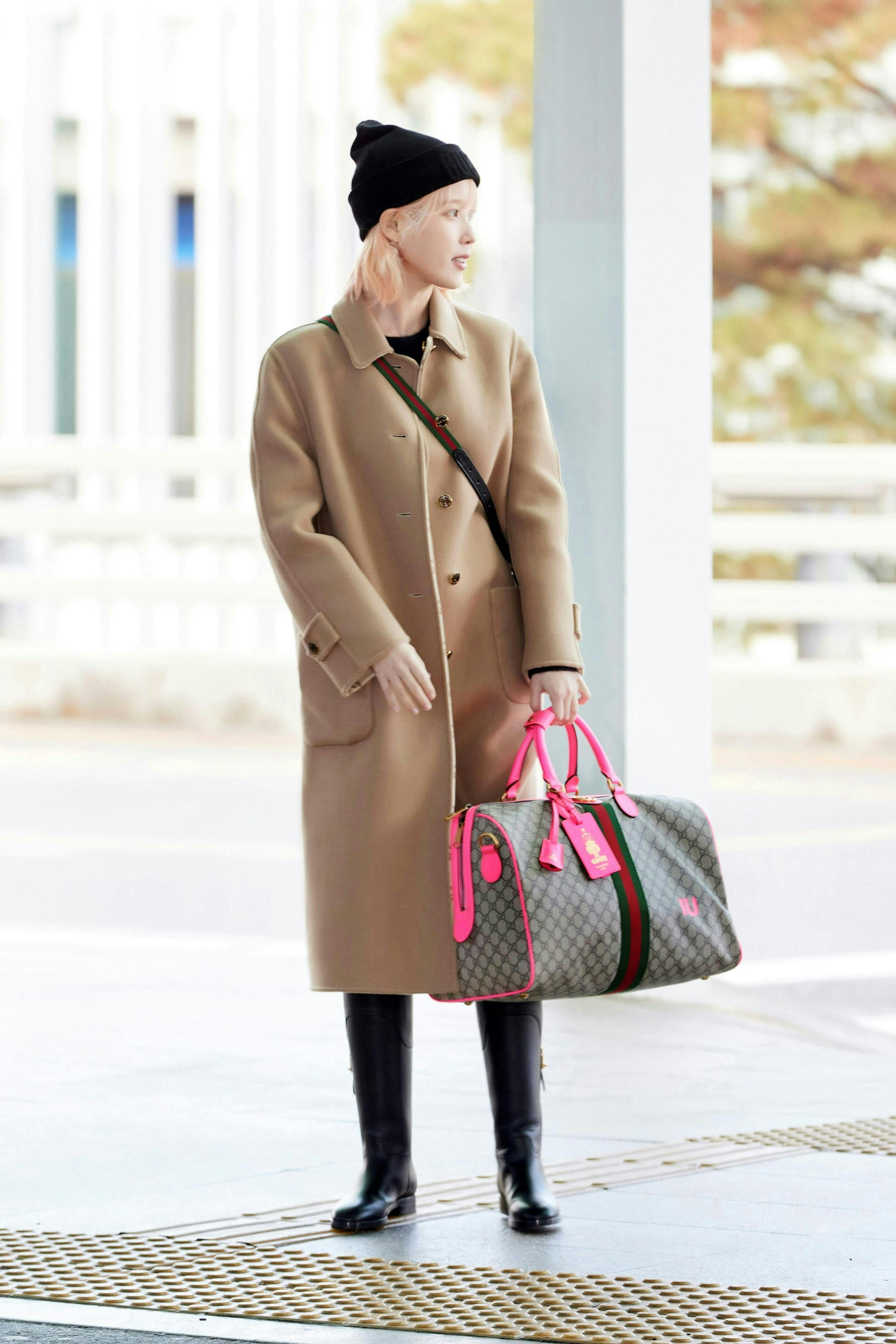 clothing coat accessories bag handbag lady person purse overcoat