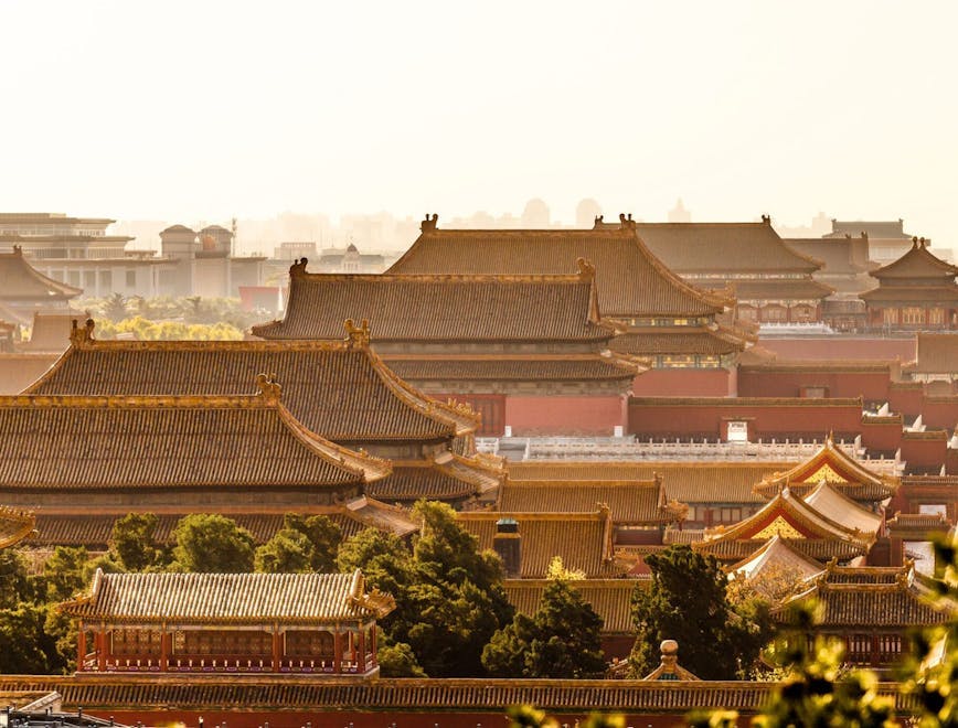 architecture building forbidden city landmark